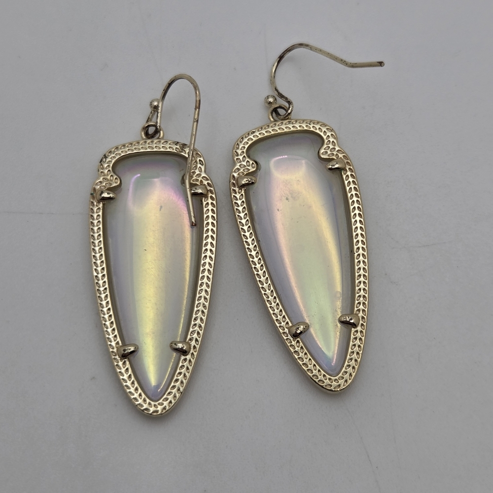 Kendra Scott Gold and Iridescent Earrings